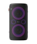 Hisense HP100 2.0 CH Party Rocker One Speaker with Wireless Subwoofer with Bluetooth and AUX/Mic/Guitar/USB connectivity, 300W, 15 Hour Long-Lasting Battery, 5 Lighting and DJ Effects, Karaoke Mode