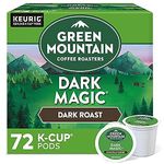 Green Mountain Coffee Dark Magic, Keurig K-Cups, 12 Count (Pack of 6)