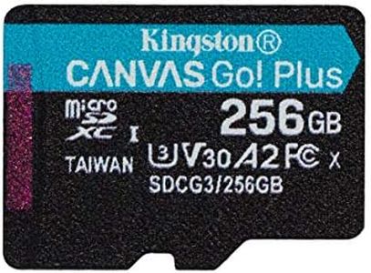 Kingston 256GB Canvas Go Plus microSDXC Card | Up to 170MB/s | UHS-I, C10, U3, V30, A2/A1 | Without Adapter | SDCG3/256GBSP