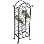 Wine Rack With Rust Finishes