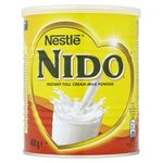 NIDO Instant Full Cream Milk Powder, Substitute for Fresh Milk, For Tea & Coffee 400 g Tin (Pack of 6)