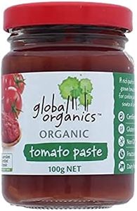 Global Organics Organic Tomato Paste Glass G/F 100 g