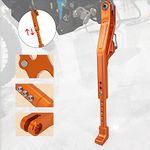 Sur Ron Motorcycle Adjustable Kickstand Foot Side CNC Dirt Bike Kickstand for Electric Dirt Bike Light Bee/Surron/Sur-Ron/Sur Ron X/Sur Ron S/X160/X260 Orange