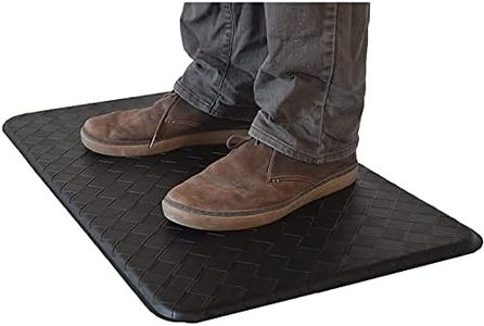 AnthroDesk Standing Desk Anti-Fatigue Comfort Floor mat (Black 18" x 30")