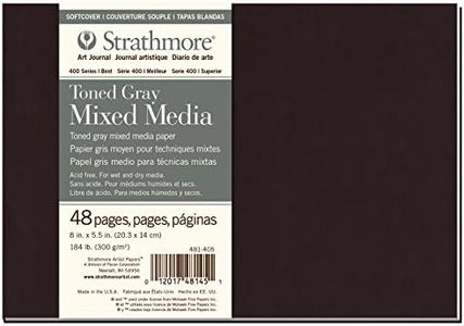 Strathmore Art Journal. Soft Cover, 8x5.5, Toned Gray