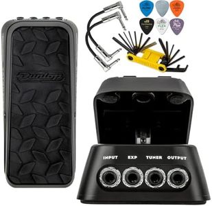 Dunlop DVP5 Volume X 8 Effects Pedal 8" Housing with Tonebird Patch Cable, Multi-Tool, Picks FX Expression Bundle