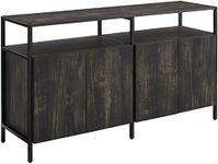 Crosley Furniture Jacobsen 54" Media Stand, Brown Ash