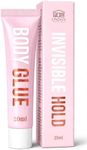 Liquid Body Adhesive Glue for Clothes, Clear Body Glue for Clothes & Clothing Glue for Skin Body Tape Alternative for Women, Sweat Proof Skin Glue, Bras, Wigs, Outfits & Butt Glue for Dancers - 20ml