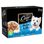 Donation - Cesar Senior 10+ Dog Wet Food in Pouch Selection in Jelly, 12x100g