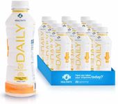 Healthwtr Daily Enhanced Water – Pineapple Mango Flavor, 20 Vitamins & Nutrients, Antioxidants & Electrolytes, 0 Calories, 0 Carbs, 0 Sugar, Caffeine Free, 12-Pack Bottles