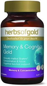 Herbs of Gold Memory and Cognition Gold 60 Tablets, 60 count