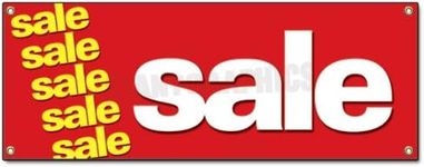 Sale Banner Sign Clearance Retail S