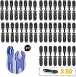 BougeRV 100PCS Solar Connector with Spanners IP67 Waterproof Solar Panel Cable Connectors Male/Female 50 Pairs(10AWG)