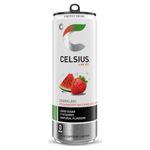 CELSIUS Energy Drink, Sparkling Strawberry Watermelon, Natural Flavours. No Artificial Colours, Sugar Free Energy Drinks, 355 mL, 12-Pack