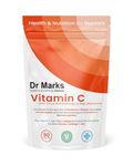 Dr Marks Vitamin C + Citrus Bioflavonoids - Made by UK Doctors to Support Your Immune System, Reduce Tiredness + Help Collagen Formation, Vegan Capsules, High Strength, No Fillers, UK Made