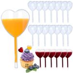 Cupcake Pipettes 150pcs Heart Pipettes, 4ml Ddroppers Clear Plastic Pipettes for Cupcakes Chocolate Strawberries Ice Cream, Squeeze Transfer Droppers, Cupcake Infuser Tubes