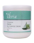 Olivia Professional Herbal All Purpose Massage Cream With Aloe Vera 800g, 800 g