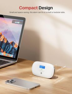 X-Sense Carbon Monoxide Detector 2-Pack – Battery Powered CO Alarm with Digital Display