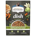 Rachael Ray Nutrish Dish Natural Dry Dog Food, Chicken & Brown Rice Recipe with Veggies & Fruit, 11.5lbs