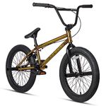 cubsala Syzygy 20 Inch Freestyle BMX Bike Bicycles for Ages Over 6 Years Old Teen Beginner and Adult Riders, Gold with Black Tires