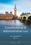 Constitutional and Administrative Law (Core Texts Series)