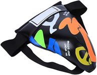 Children Jockstrap Groin Guard Youth Boys Abdo Groin Cup Protector for Boxing Abdominal Protective Gear(black)