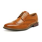 Bruno Marc Mens Oxfords Shoes Men's Lace-ups Formal Dress Shoes for Men in Smart Cacual Shoes for Walking,Prince-3,Brown,10 UK /11 US