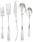 Ginkgo International President 42-Piece Stainless Steel Flatware Place Setting, Service for 8 Plus 2-Piece Hostess Set