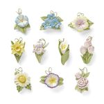 Lenox 882637 Celebrate Flowers 10-Piece Ornament Set