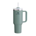 STANLEY 1913 Quencher H2.0 Flowstate Tumbler 1.2L - Cold for 11 Hours - Iced for 48 Hours - Metal Water Bottle with Straw, Handle and Lid - Dishwasher Safe - Travel Mug for Cold Drinks - Shale