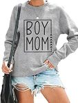 Boy Mom Sweatshirt for Women Casual