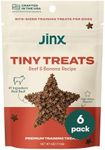 Jinx Beef & Banana Training Treats for Dogs and Puppies, Low-Calorie, All Natural, Slow-Smoked Real Beef, No Fillers 4oz, 6 Pack