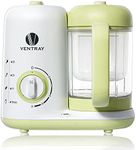 Ventray Baby Food Maker, Puree Food Processor Steamer Blender Cooker Warmer Machine for Toddlers Baby, All-in-one Auto Cooking Easy Clean and BPA-Free - Green