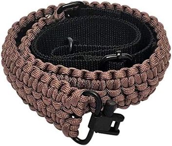 Ten Point Gear Extra Wide Gun Sling Paracord 550 Adjustable w/Swivels (Multiple Color Options) (Coyote Brown)