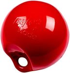 Taylor Made Buoy for Personal Watercrafts, Hook Under Quick Attachment, Flexible Shape, Inflation Valve, Suction Cup, Securing Line Included, for Use at Low Speed or Docking, Rocket Red – 2020108682