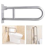 NArra Handicap Grab Bars, Folding Bathroom Toilet Grab Rail, Wall Mount Handrails, 23.6 Inch / 600MM Stainless Steel Handicap Shower Handle Providing Safety Grab for Pregnant Woman Elderly Disabled