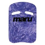 Maru Swimming Kickboard Swim Aid, Pool Float for Adults and Kids, Swim Sports Training Equipment, Improve Body Position and Balance in the Water (Purple Swirl, Adult)