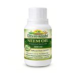 Divayanshi Neem Oil for Plants | 100% Organic Cold Pressed Concentrate | Natural Insecticide & Pest Control Spray for Indoor & Outdoor Plants | Controls Aphids, Mealybugs & Fungal Issues-500ml
