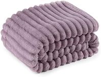 Bedsure Light Purple Fleece Blanket