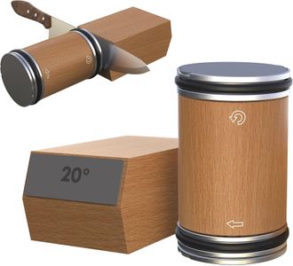 Rolling Knife Sharpener Kit – Adjustable Angle Sharpening System