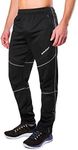 BALEAF Men's Winter Bike Running Pants Windproof Snow Ski Fleece Thermal Pants Cycling Hiking Sport Pants Black Size M