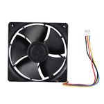 VBESTLIFE Cooling Fan Miner Fan,7000RPM Wind-force 4 PIN Cooling Fan 250.3CFM Fast Heat Dissipation Cooling Fan for Antminer