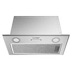 COMFEE' Integrated Cooker Hood 52cm BIHT01SS-52 with LED Light, 520mm Built-in Extractor Fan Kitchen- Stainless Steel