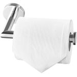 HITSLAM Chrome Toilet Roll Holder Wall Mounted SUS 304 Stainless Steel Silver Toilet Paper Holder Waterproof Rotateproof Toilet Tissue Holder for Bathroom