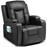 COMHOMA Leather Recliner Chair Rock
