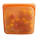Stasher Reusable Silicone Food Bag, Storage Bag, Citrus