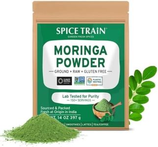 Organic Moringa Powder (397g/14oz) USDA Organic Moringa Oleifera Leaf Powder | Gluten-Free & Vegan | Perfect for Smoothies, Drinks, Tea & Recipes