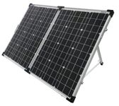 Falcon Technology 100W Portable Folding Solar Panel including Regulator - For Motorhome, Caravan Battery Charging