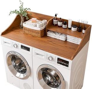 2-Tier 54" Width Washer Dryer Countertop for Laundry Room Organization