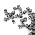 Hyuduo 50 Pcs Thread Repair Insert, Metric M8 X 1.25 Helicoil Thread Sleeves, Stainless Steel Wire Thread Sheaths For Thread Repairing (15Mm),Other Fasteners